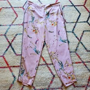 Pink Floral Trousers